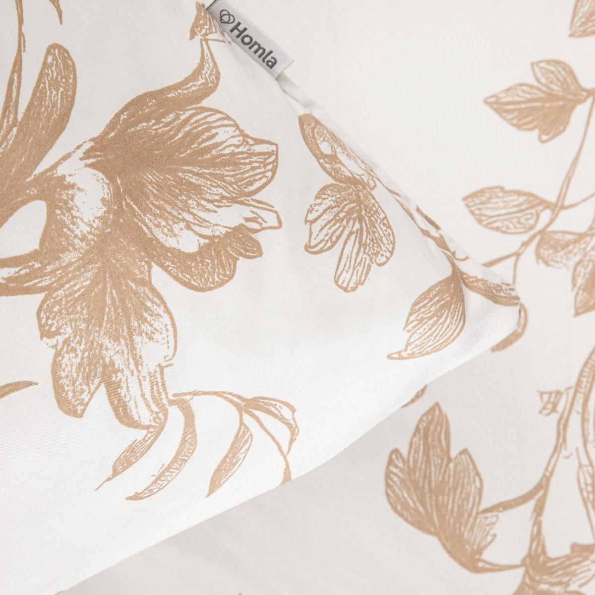 BETTWÄSCHE Elena Mikrofaser 140/200 cm - Beige, Textil (140/200cm) - Homla