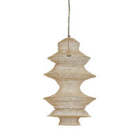 HÄNGELAMPE Nakisha Braun Ø48/82 cm - Braun, Metall (48/48/82cm) - Light & Living