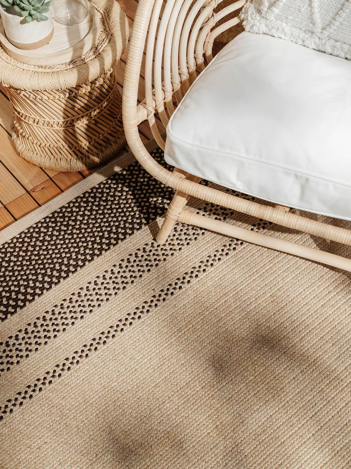 OUTDOORTEPPICH Nandi Braun 120x170 cm - Braun, Textil (120/170cm) - benuta Nest