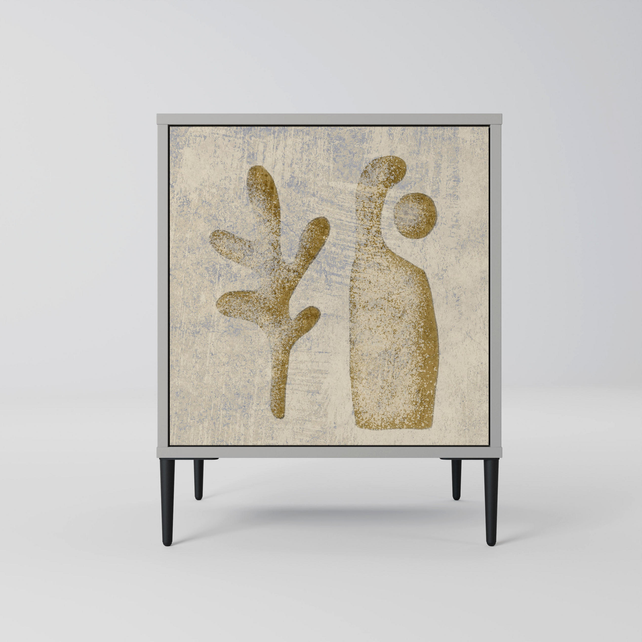 SpaceRebels Sideboard Grau 57.5x72.5x42 cm