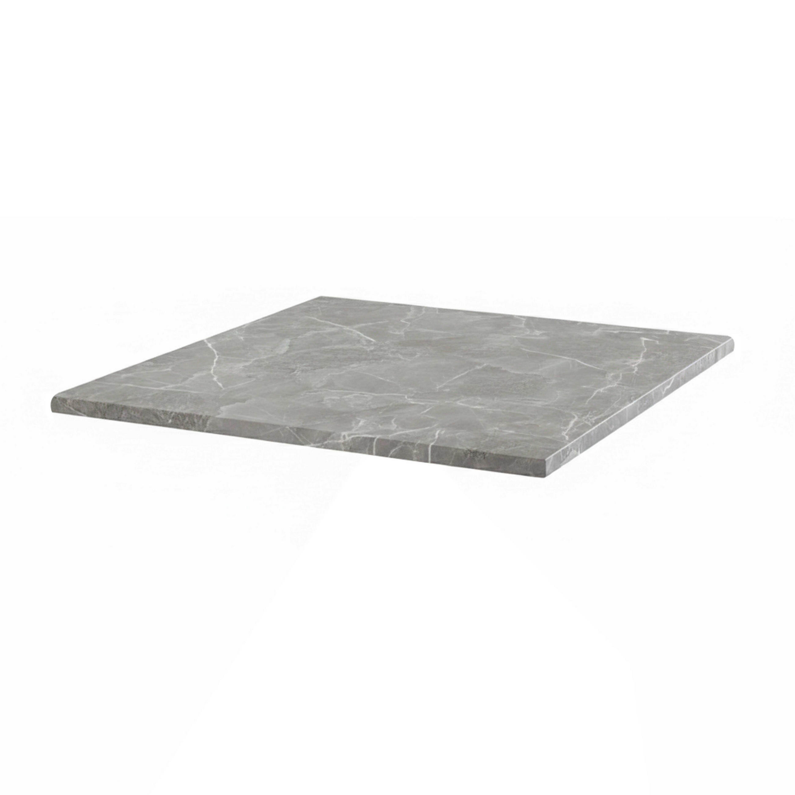 Oviala Tischplatte Grau 60x2x60 cm