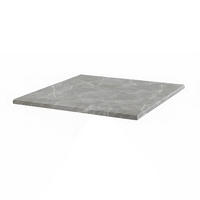 TISCHPLATTE quadratischer 60 cm, Grau - Grau, Holzwerkstoff (60/60/2cm) - Oviala