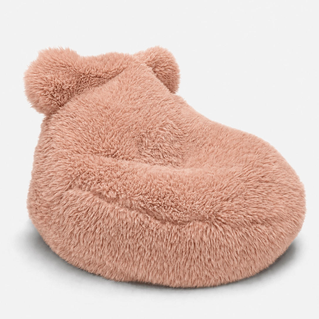 SITZSACK Teddy Mammoth flauschig - Hellrosa, Textil (58/50/67cm) - MeowBaby