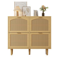 SCHUHSCHRANK 100/90/25 cm Eichefarben aus Spanplatte mit Verstellböden - Naturfarben, Holzwerkstoff (100/90/25cm) - OKMYHOME
