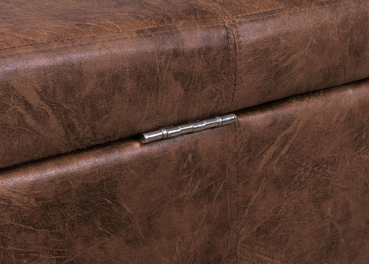 AUFBEWAHRUNGS-TRUHE XXL Braun - Braun, Textil (180/45/45cm) - MCW