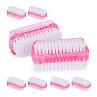 8XNAGELBÜRSTE - Multicolor, Kunststoff (8.5/3.5/3.5cm) - Relaxdays