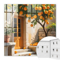 SCHLÜSSELBOX Weiß 30x30 cm – Türöffnung nach rechts - Orangengarten - Orange, Metall (30/30/5cm) - TULUP