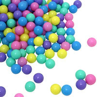 BÄLLEBAD-BÄLLE 50 Stück, Macaron, 5.5cm - Multicolor, Kunststoff (5.5/5.5/5.5cm) - Littletom