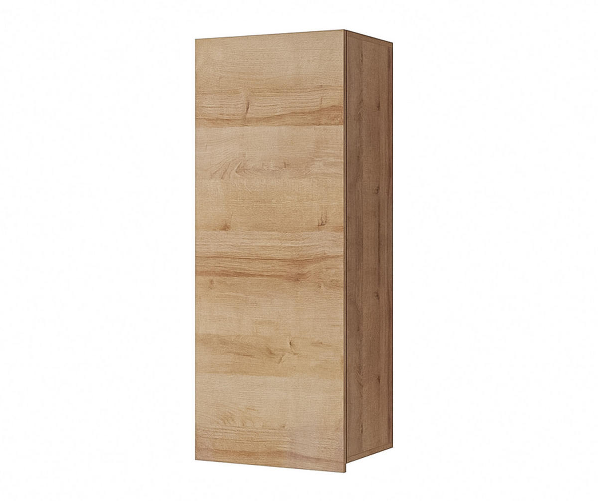 WOHNWAND Kossana 11 Goldene Eiche 300/142/43 cm Design - Hellbraun, Holzwerkstoff/Kunststoff (300/142/43cm) - AX Living
