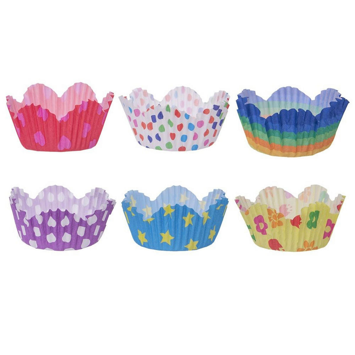 PAPIER-MUFFINFÖRMCHEN 7 cm 80 Stück. - Multicolor, Papier (7/3/7cm) - Orion 