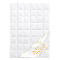 GANZJAHRESBETTDECKE MARIE Entendaunen medium - Weiß, Naturmaterialien/Textil (155/220cm) - Goldmarie 