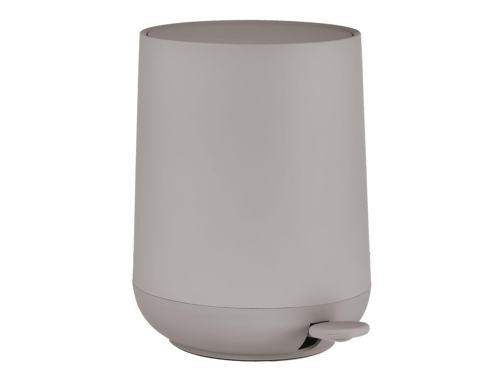 BAD ACCESSOIRES SET Nova ONE 3tlg. gull grey (mittelgrau) - Hellgrau, Kunststoff (23/29/23cm) - Zone Denmark