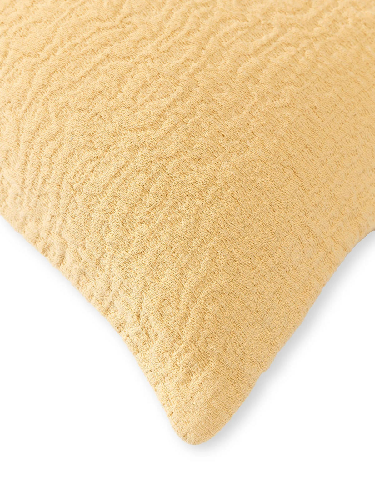 KISSENBEZUG Carmo Gelb 45/45 cm - Gelb, Textil (45/45cm) - benuta