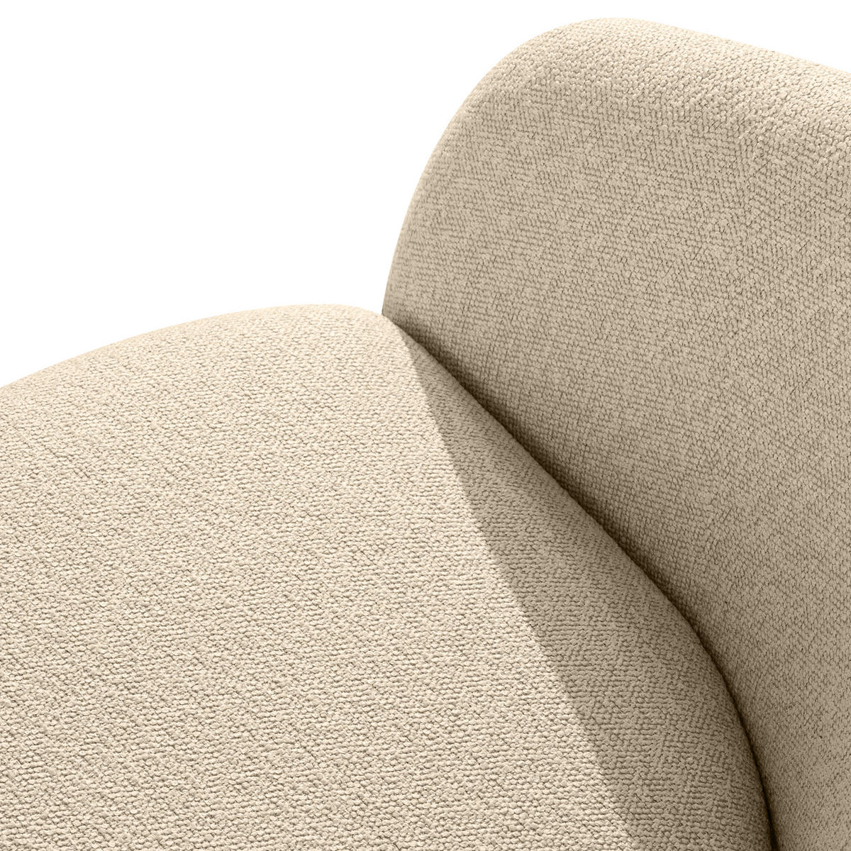 GARTENSOFA SOLIS Loungesofa, - Creme, Textil/Metall (118/76/66cm) - KONSIMO®