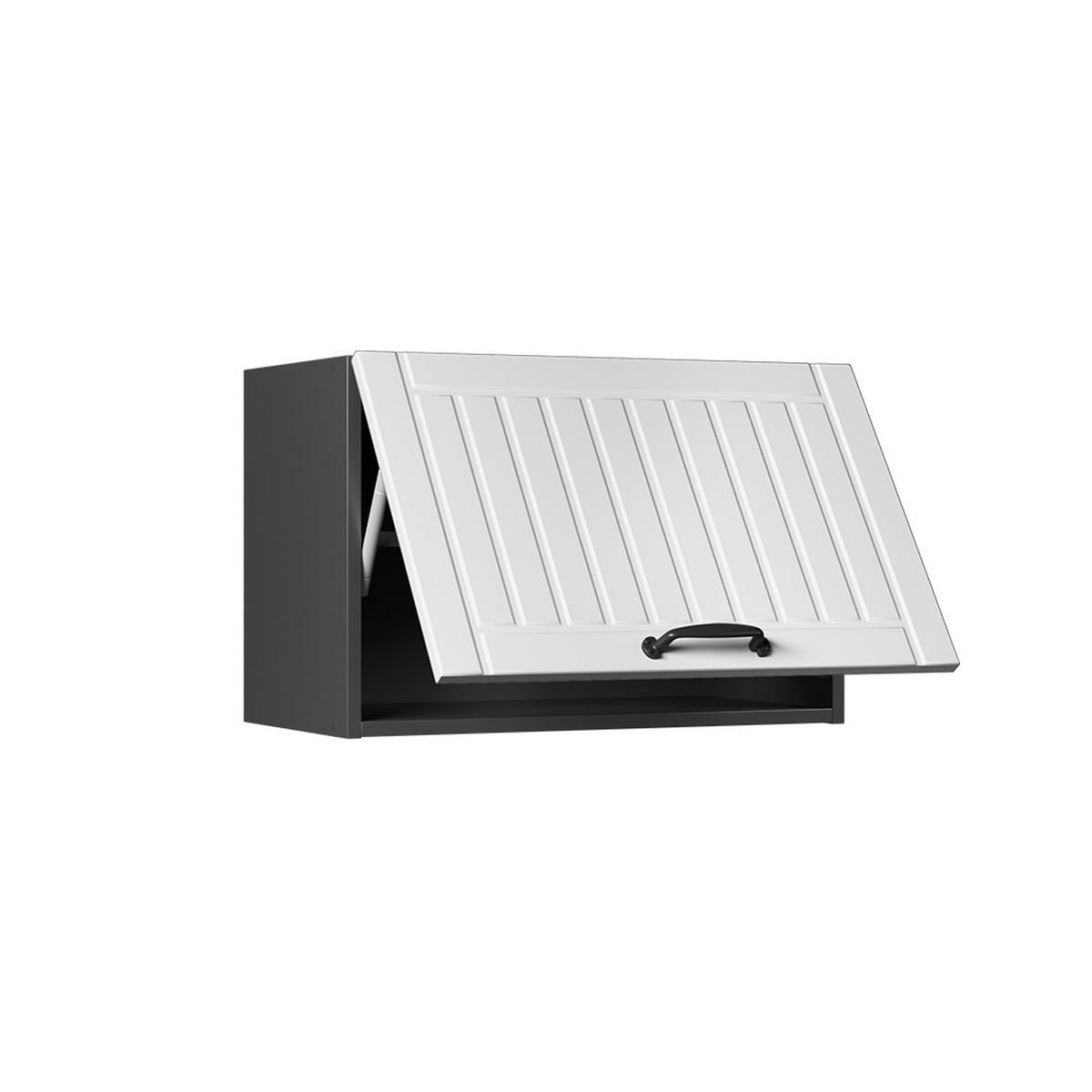 HÄNGESCHRANK Fame-Line, Weiß Landhaus/Anthrazit, 60 cm - Anthrazit/Weiß, Holzwerkstoff (60/40/34.1cm) - Vicco