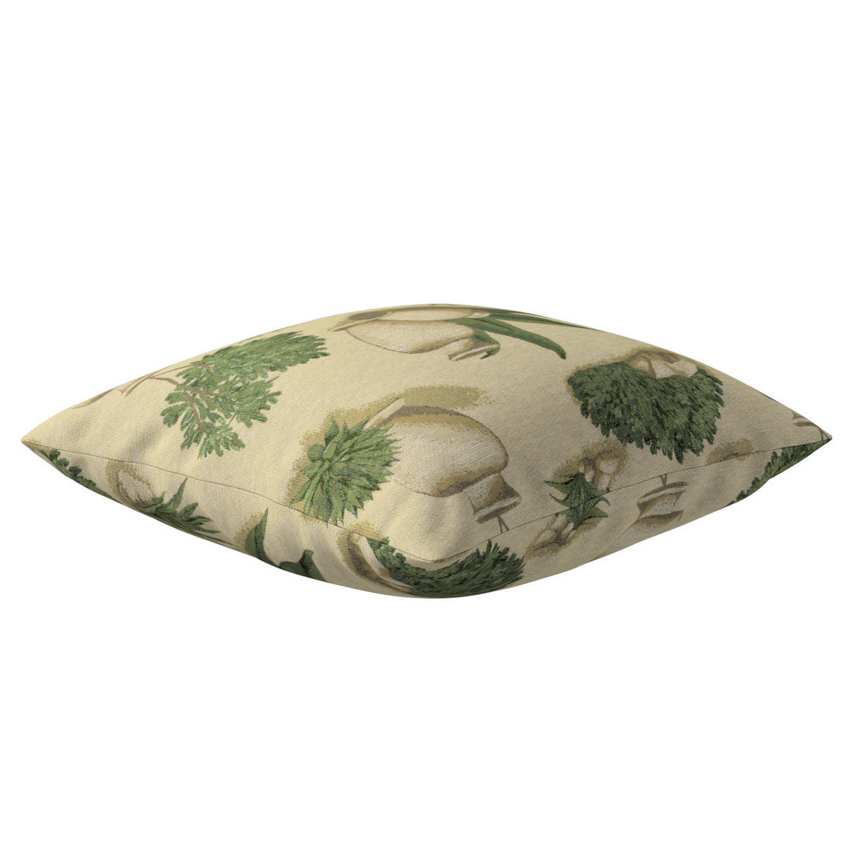 KISSENHÜLLE Mia 43x43 cm - Grün, Textil (43/1cm) - Dekoria