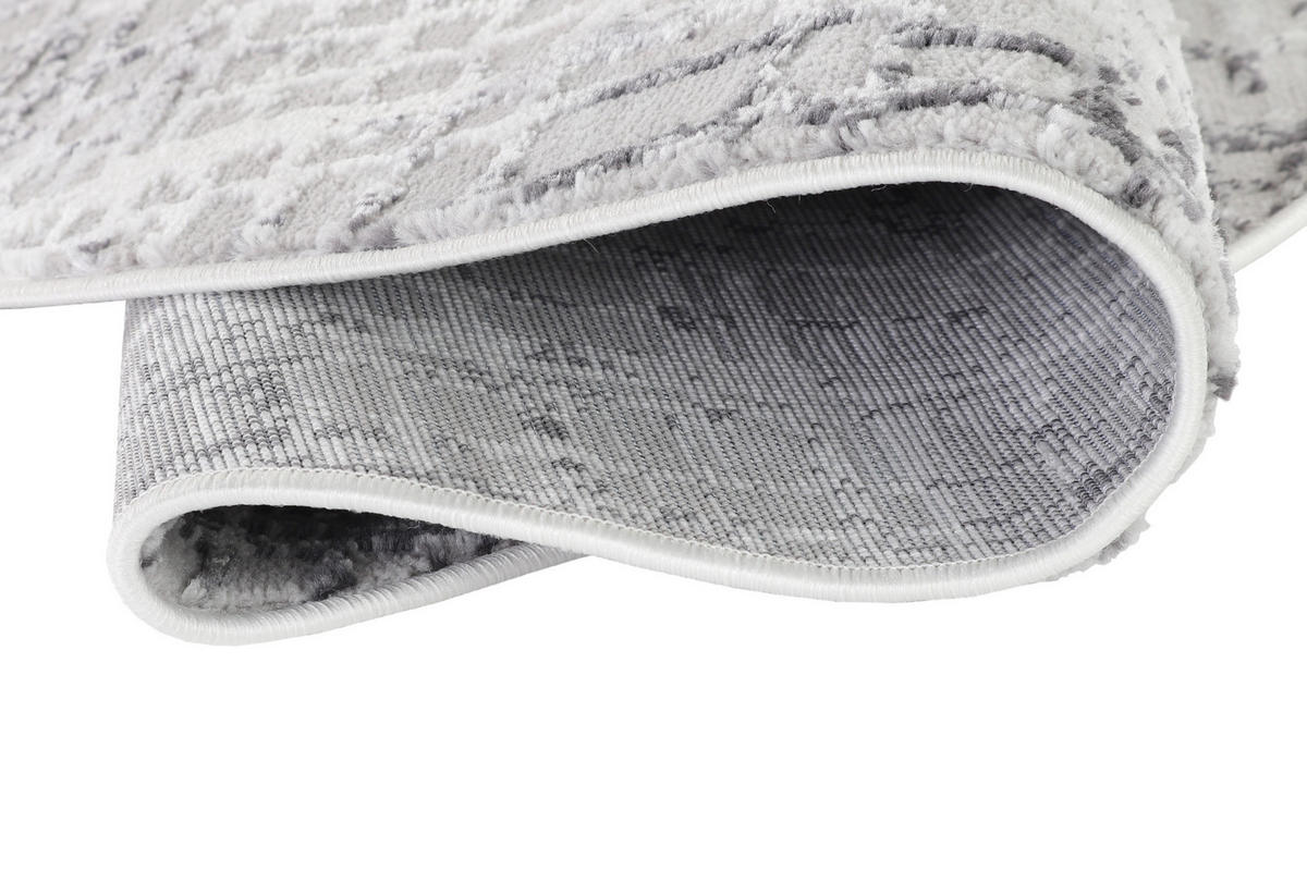 TEPPICH SKY Grau 80/80 cm - Grau, Textil (80/80cm) - Tapiso