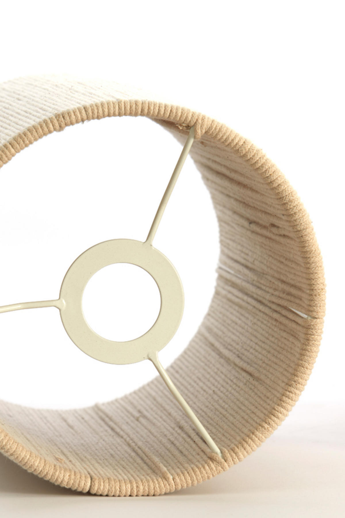 LAMPENSCHIRM - Weiß - 20/20/30 cm - Weiß, Textil (20/20/30cm) - Light & Living