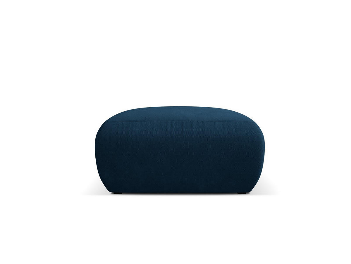POUF Molino aus strukturiertem Stoff königsblau - Blau, Textil (75/36/75cm) - Micadoni