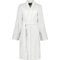 BADEMANTEL DAMEN KIMONO STRUKTUR 1214 WEISS-SILBER - 76 - Grau, Textil (Snull) - Cawoe