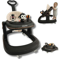 LAUFLERNHILFE GO 3 in 1 Schwarz - Lauflernwagen mit Spielset und Zubehör - Schwarz, Kunststoff (70/70cm) - Twinky
