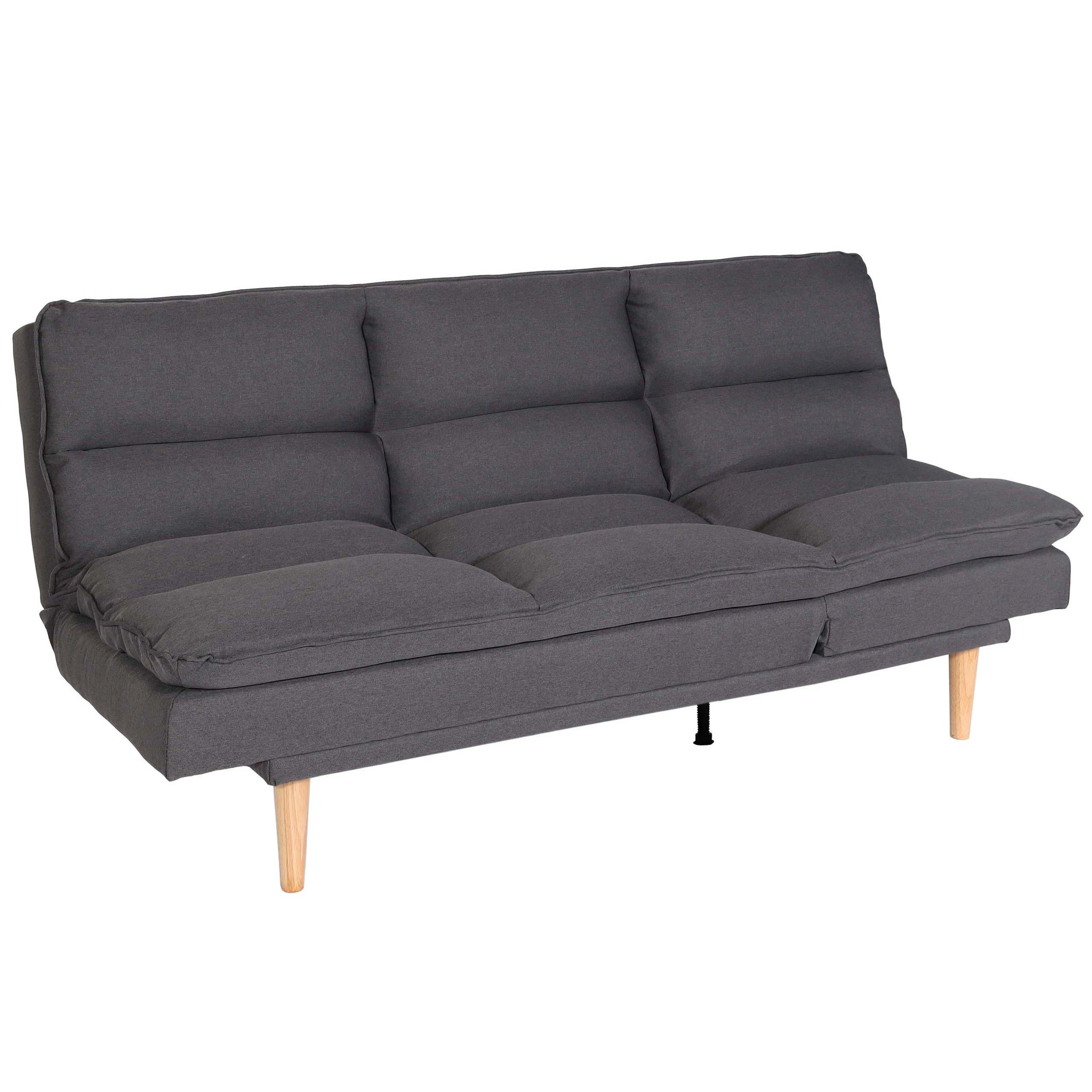 SCHLAFSOFA Grau - Grau, Textil (180/90/110cm) - MCW