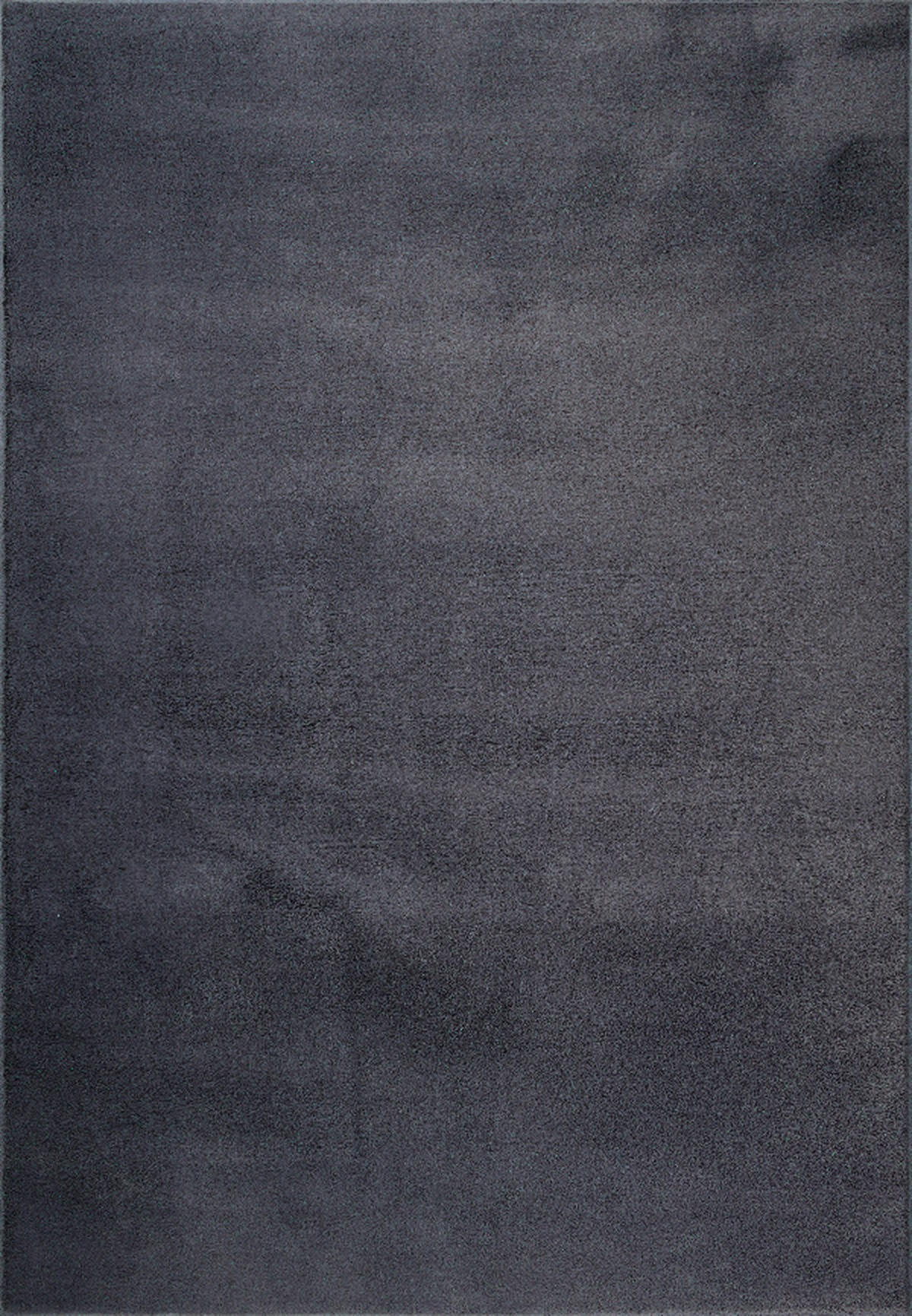 KURZFLORTEPPICH Antirutsch Uni DOUBS Polyester Anthrazit 200 x 280 cm - Anthrazit, Textil (200/280cm) - KADIMA DESIGN