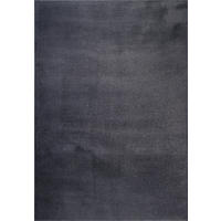 KURZFLORTEPPICH Antirutsch Uni DOUBS Polyester Anthrazit 200 x 280 cm - Anthrazit, Textil (200/280cm) - KADIMA DESIGN