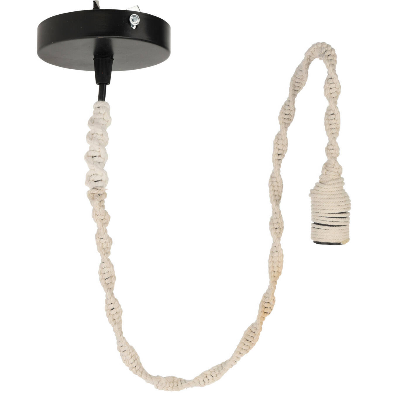 DECKENLAMPENFASSUNG 90 cm - Beige, Metall (10/10/90cm)