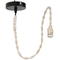 DECKENLAMPENFASSUNG 90 cm - Beige, Metall (10/10/90cm)