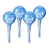 4XBEWÄSSERUNGSKUGEL - Blau, Glas (6/15/6cm) - Relaxdays