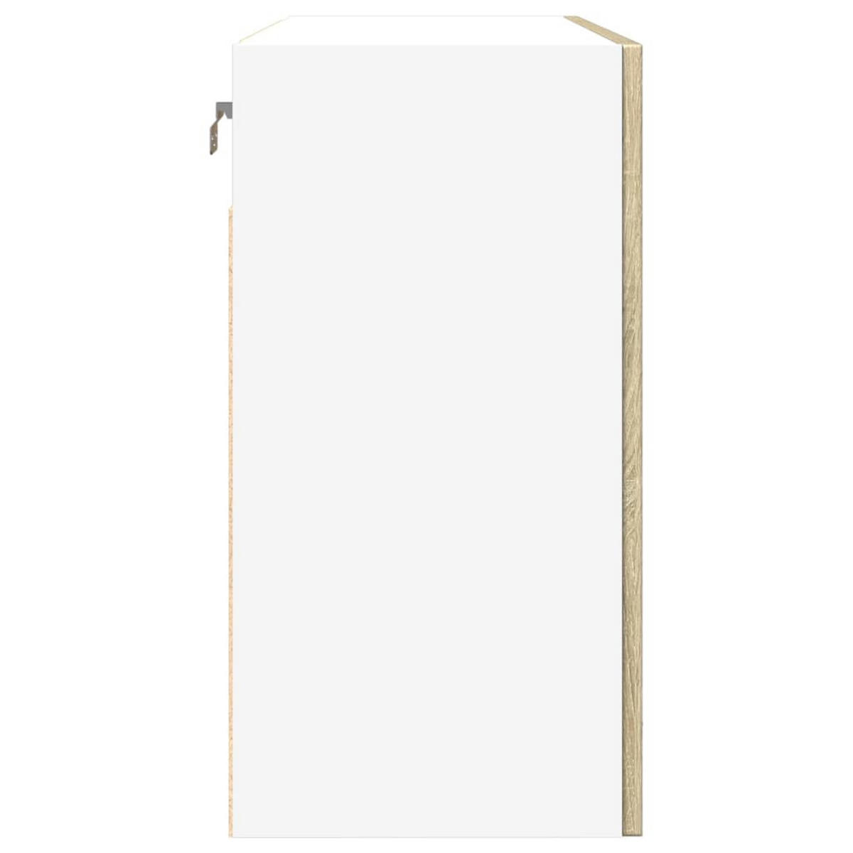 KÜCHENOBERSCHRANK Lyon mit 2 Türen 80/31/60 cm aus Holzwerkstoff Sonoma-Eiche Dekor - Sonoma Eiche, Holz (80/60/31cm) - vidaXL