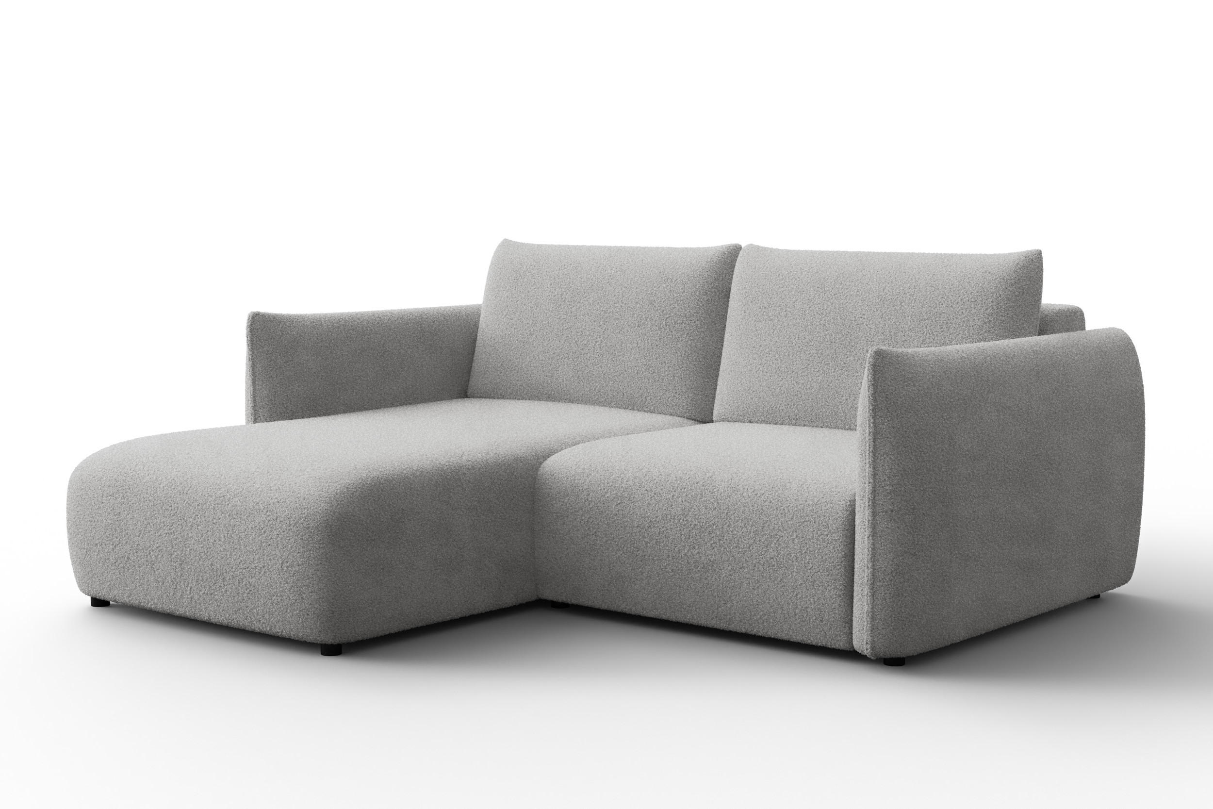 Courtois Laville Ecksofa Grau 206x173 cm