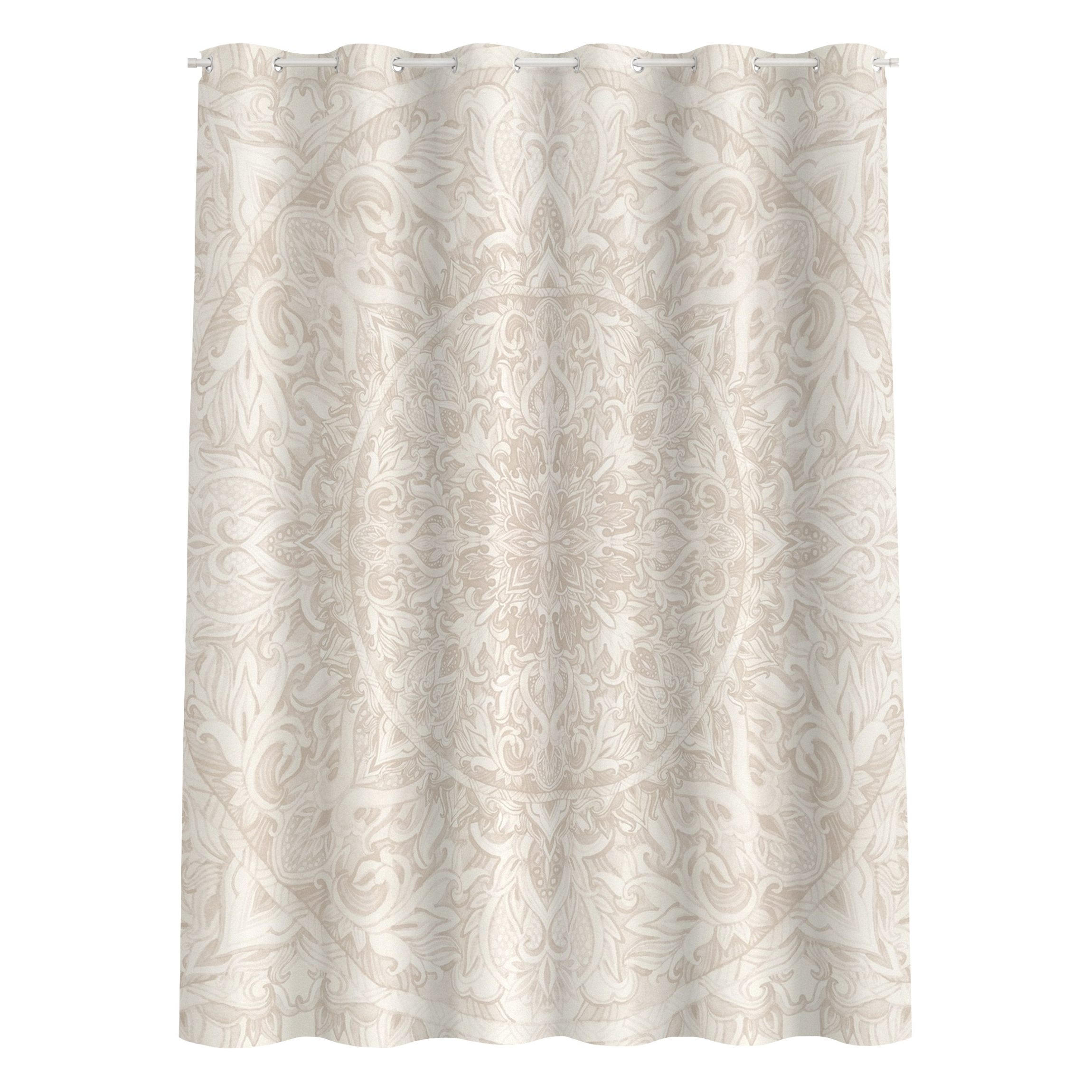 Bilderwelten Duschvorhang Beige 180x180 cm