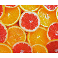 FOTOTAPETE Obst 375 x 270 cm - Orange, Papier (375/270cm) - Sanders & Sanders