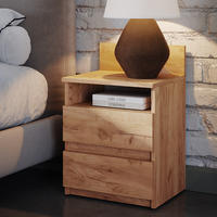 NACHTTISCH Monty Goldkraft Eiche 39.6 x 59.1 cm 2er Set - Honigeiche, Holzwerkstoff (32.3/59.1/39.6cm) - Vicco