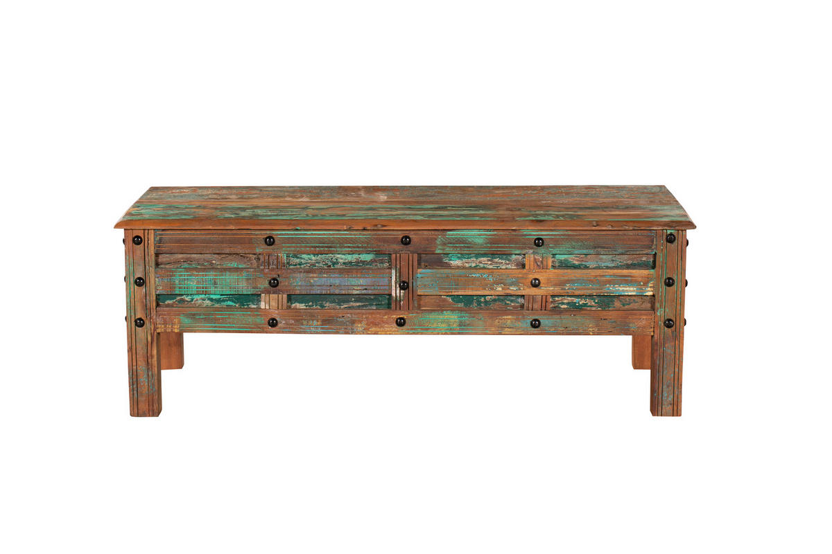 COUCHTISCH Odin Mangoholz Braun 40x55x115cm - Braun, Holz (115/55/40cm) - DELUKE