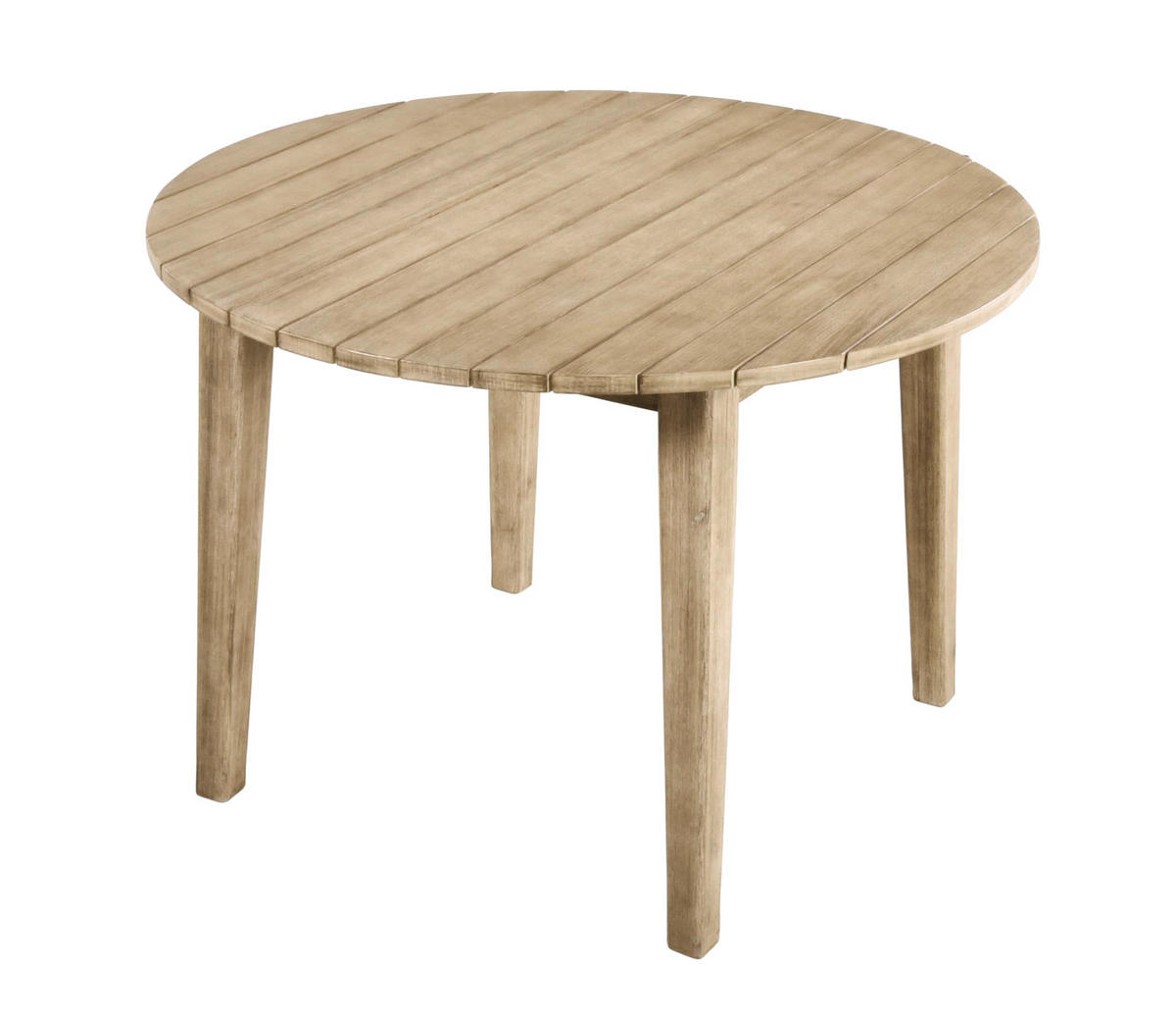 GARTENTISCH Zagreb Terrassentisch - Braun, Holz (110/110/75cm) - DELUKE