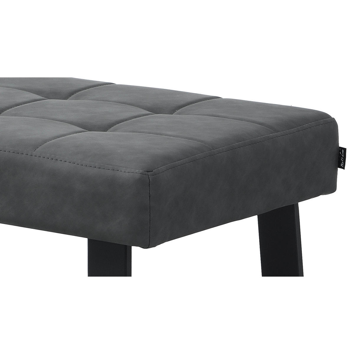 SITZBANK DOLCE - Schwarz, Metall (140/48/48cm) - B&D Home