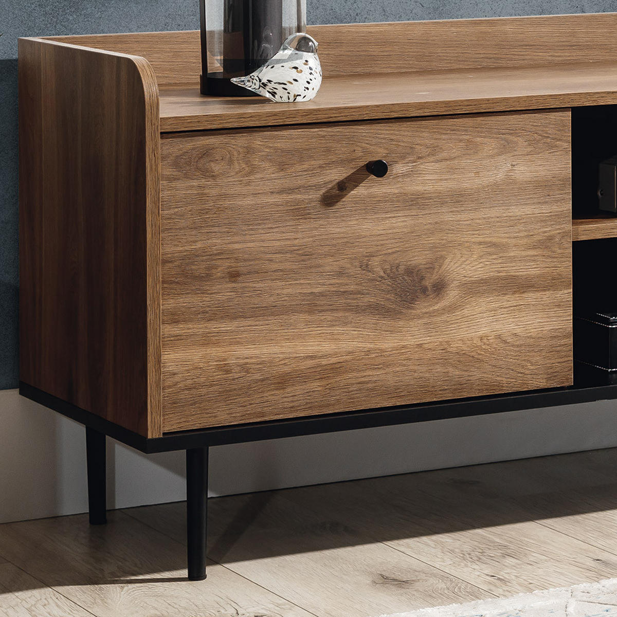 WOHNZIMMER-SET 3-TLG. Varedo-132 - Braun, Holzwerkstoff (255/180/40cm) - Lomado