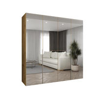 DREHTÜRENSCHRANK 202/200/52 4-türig - Kaschmir/Eiche Artisan, Holz (200/202/52cm) - Abiks Möbel