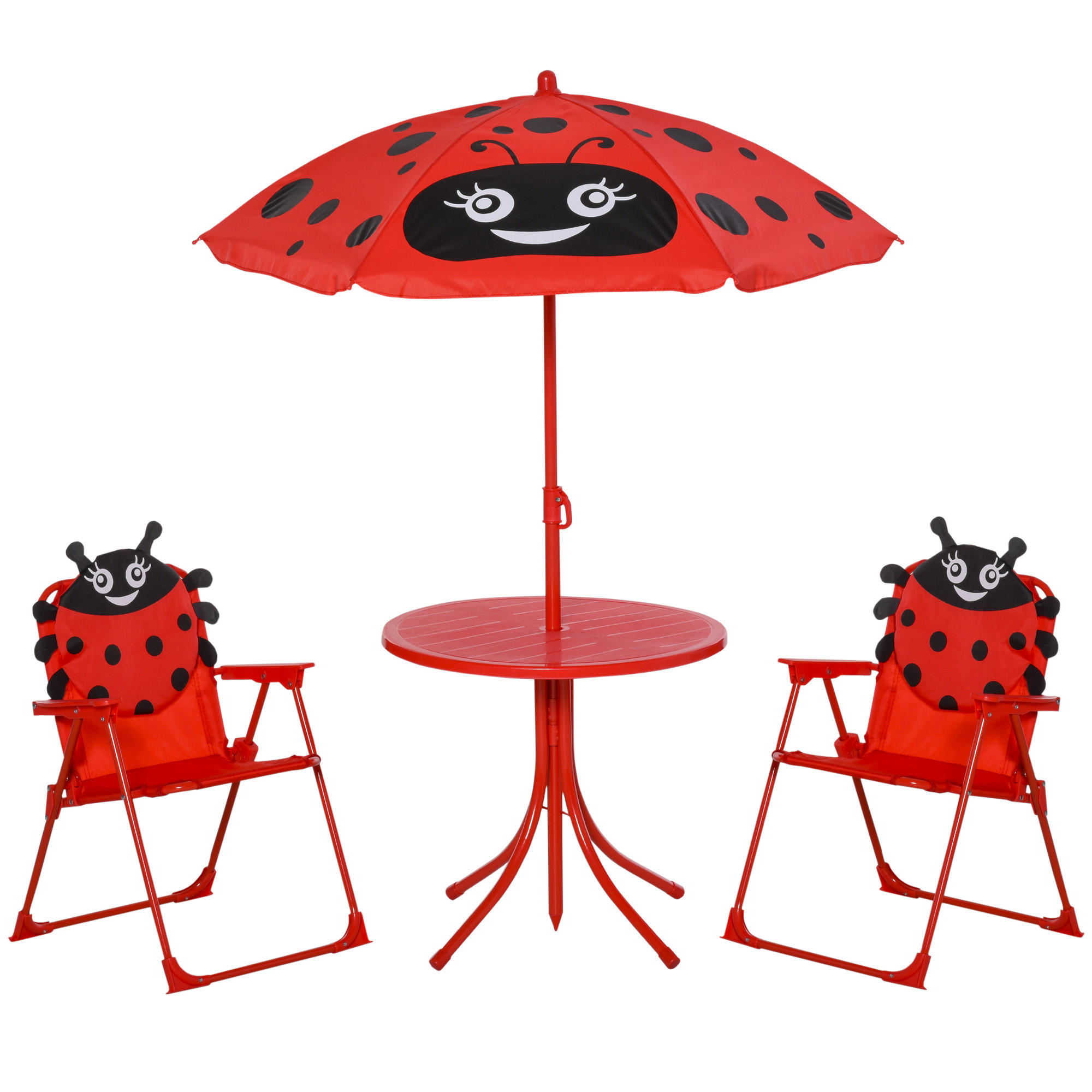KINDERSITZGRUPPE DE-17504 Rot - Rot, Metall (50/46/50cm) - ComfortXL