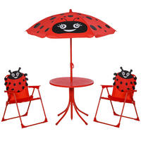 KINDERSITZGRUPPE DE-17504 Rot - Rot, Metall (50/46/50cm) - ComfortXL