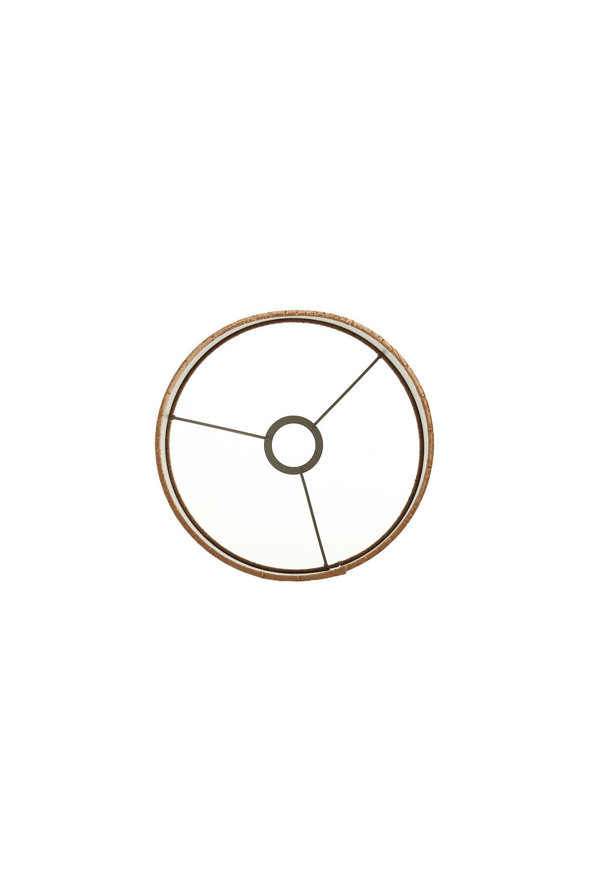 LAMPENSCHIRM Praya Braun Ø25/18 cm - Braun, Textil (25/25/18cm) - Light & Living