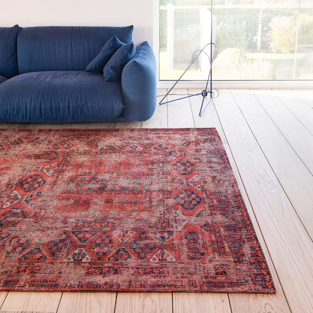 TEPPICH 782 Red Brick Antiquarian 170/240 cm - Rot, Textil (170/240cm) - Louis De Poortere