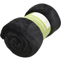 DECKE Aurelia 220/240 cm Schwarz - Schwarz, Textil (240/220cm) - Beautissu 