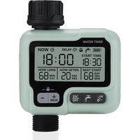 BEWÄSSERUNGSREGLER mit LCD-Display, Wasserzeitschaltuhr, Automatik-/Handbetrieb - Grün, Kunststoff (13/5/9cm) - Weltevree