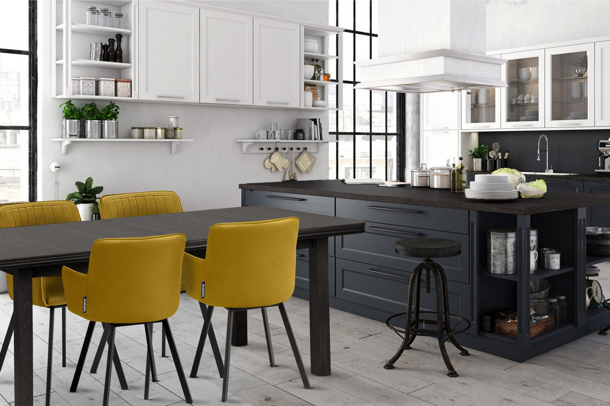ESSTISCH COSPE ausziehbar bis 300cm, wenge - Wengefarben, Holz (200/77/100cm) - KONSIMO®