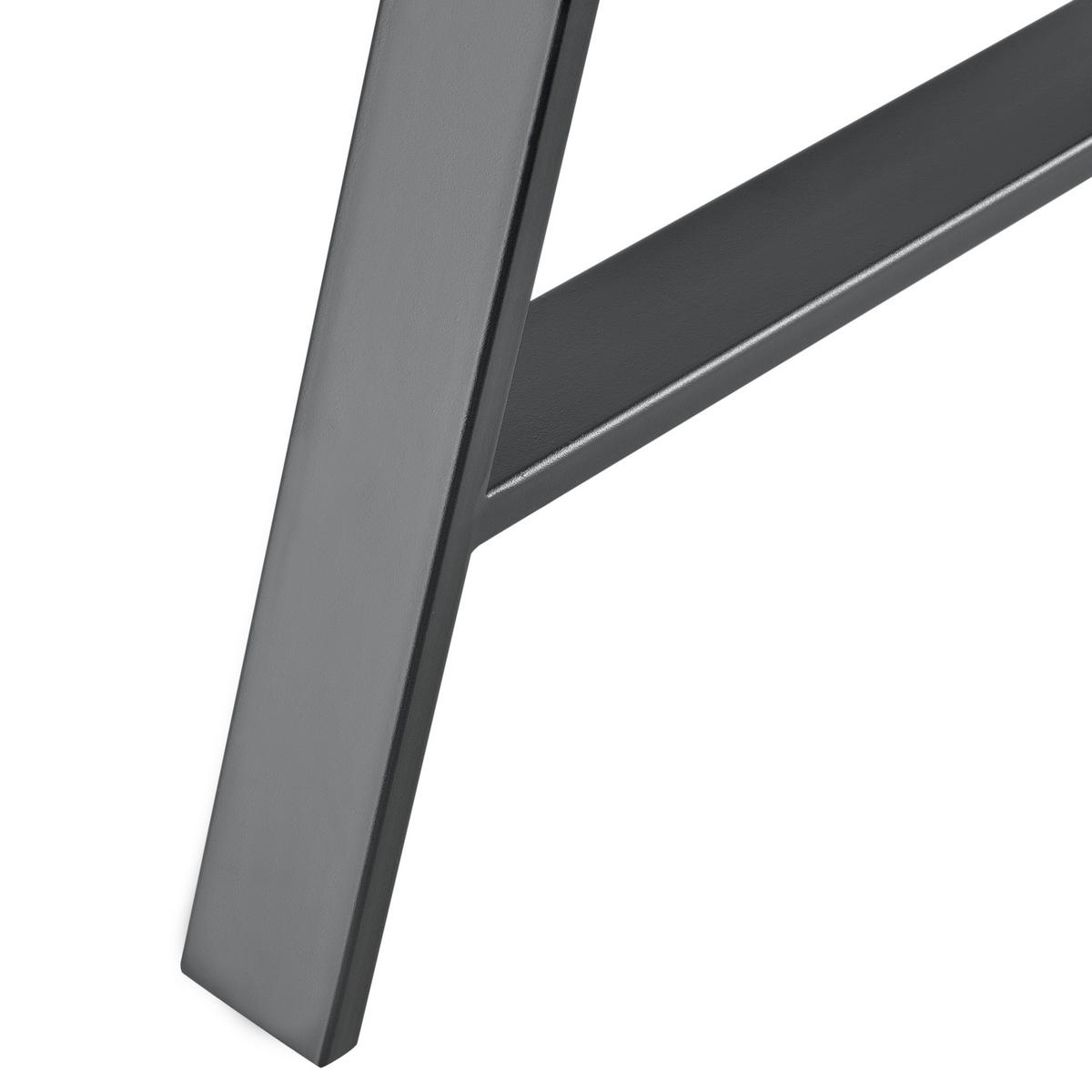 TISCHGESTELL-SET 2-TLG. Eschau - Grau, Metall (70/72/10cm) - [en.casa]