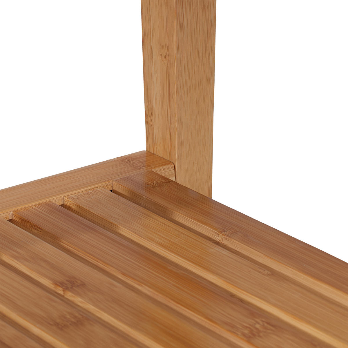 BADHOCKER - Hellbraun, Holz (51.5/45/34cm) - Relaxdays